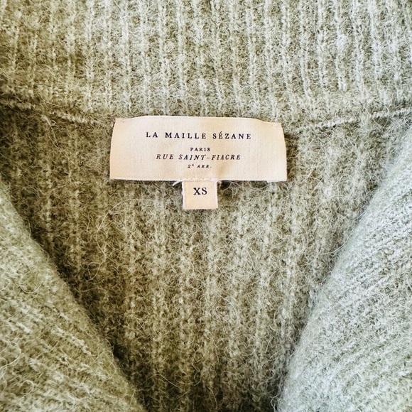 EUC Sezane Micky Jumper in Green XS No Flaws! - Picture 8 of 10